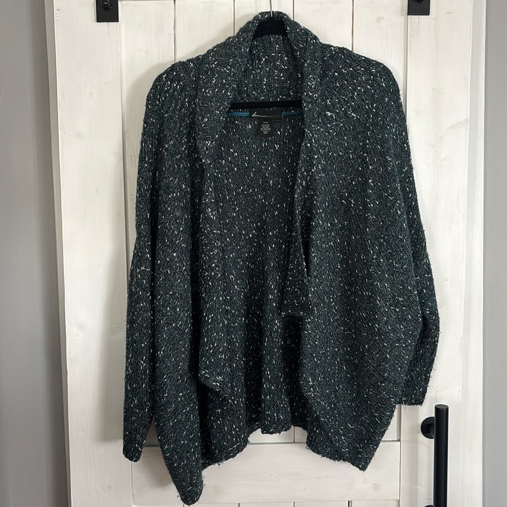 Lane Bryant - Open Front Cardigan - Teal